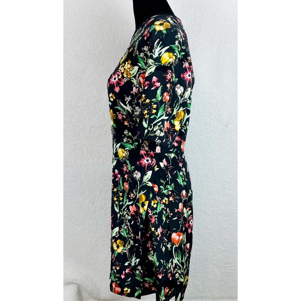 3.1 PHILLIP LIM • Multicolored Floral Beaded Silk Mini Dress, 4 - Picture 5 of 13